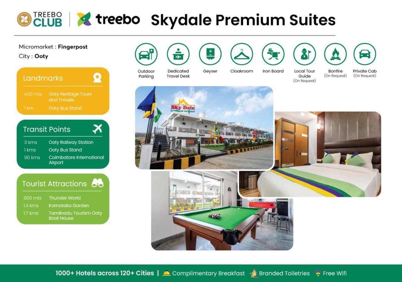 Treebo Skydale Premium Suites, 1500 Mtrs From Ooty Lake Exteriér fotografie